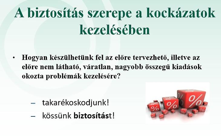 A családi kockázatok kezelése, megtakarítás, biztosítás (Mabisz)